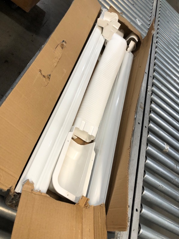 Photo 2 of **INCOMPLETE, MISSING PARTS**
LyPrem 4" 16.5Ft PVC Decorative Line Cover Kit for Ductless Mini Split Air Conditioners
