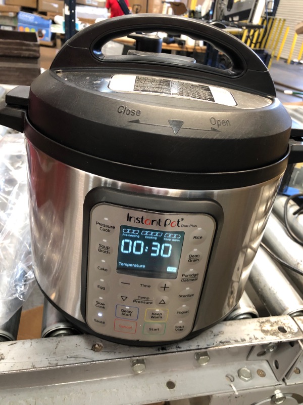 Photo 1 of (DAMAGED POWERPANEL EDGE) Instant Pot Duo Plus 6 qt 9-in-1 Slow Cooker/Pressure Cooker