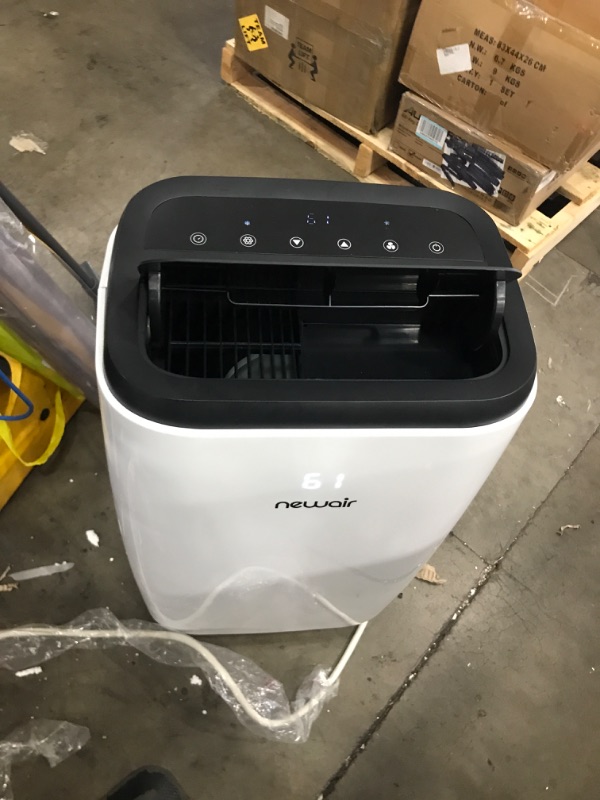 Photo 1 of TESTED BLOWS COLD AC*
Newair Dual Hose Portable Air Conditioner and Heater, Climate Sensor Remote, Modern AC Design, Easy Setup Window Venting Kit, Self-Evaporative System, Quiet Operation, Dehumidifying, Remote & Timer

