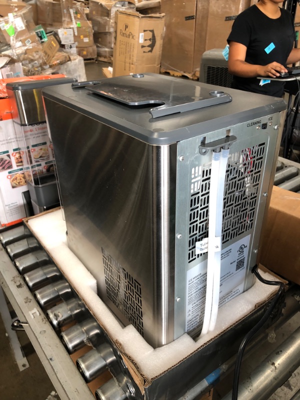 Photo 4 of ***PARTS ONLY*** GE Profile Opal | Countertop Nugget Ice Maker with Side Tank | Portable Ice Machine Makes up to 24 lbs. of Ice Per Day | Stainless Steel Finish 15.5 x 14.25 x 17.25 inches

