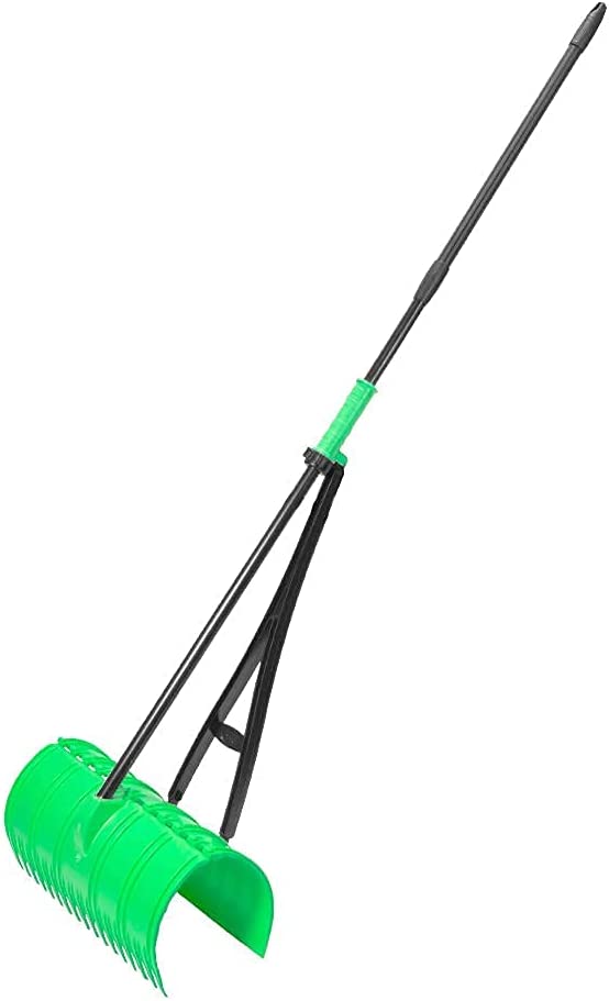 Photo 1 of **MISING POLE*- Amazing Rake Back Saving Garden Rake | Leaf Rake for Gardening | Leaf Picker Upper | Heavy Duty Leaf Claws and Lawn Garden Tool | Easy Leaf Grabber Without Bending Over (Green)
