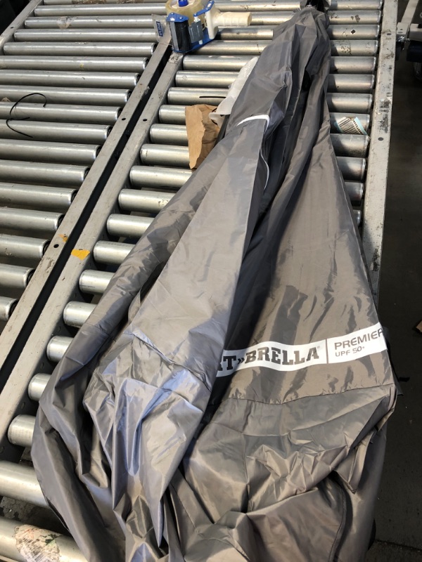 Photo 2 of (missing cap, umbrella detached from pole) Sport-Brella Premiere UPF 50+ Umbrella Shelter for Sun and Rain Protection (8-Foot)
