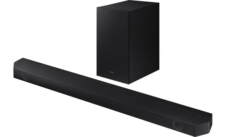 Photo 1 of (DAMAGED SPEAKER CORNERS) Samsung HW-Q600B Powered 3.1.2-channel sound bar and wireless subwoofer system with Bluetooth®, Dolby Atmos® and DTS:X