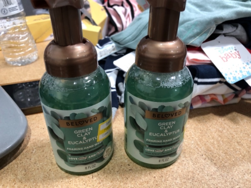 Photo 2 of 2 PACK - Beloved Green Clay & Eucalyptus Foaming Hand Wash Soap - 8 fl oz

