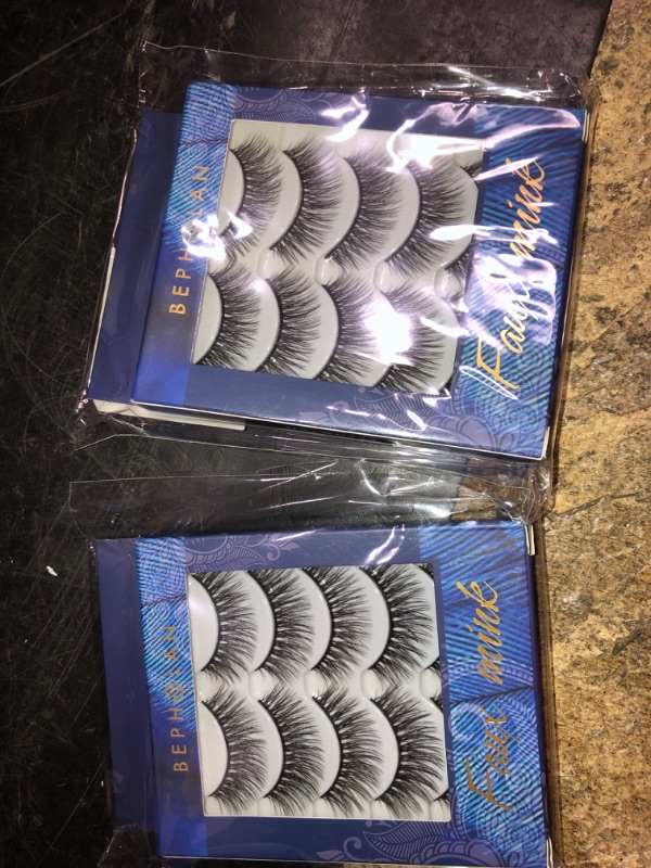 Photo 2 of 2pk--BEPHOLAN 5 Pairs Faux Mink False Eyelashes (XMZ176)