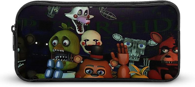Photo 1 of (3 Pack) Halloween 3D Print Pencil Case Large Storage Pencil Pouch Game Cartoon Office Organizer Pencil bag, Durable Pencil Holder Pen Bag for Teen Boys Girls Adult.
