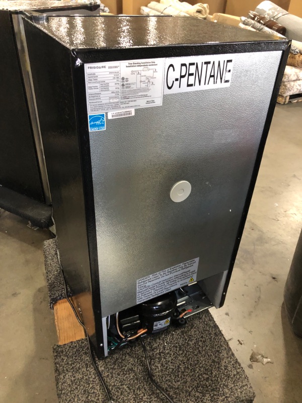 Photo 3 of ***PARTS ONLY*** Frigidaire 3.2 Cu. ft. Retro Compact Refrigerator with Side Bottle Opener EFR376, Black