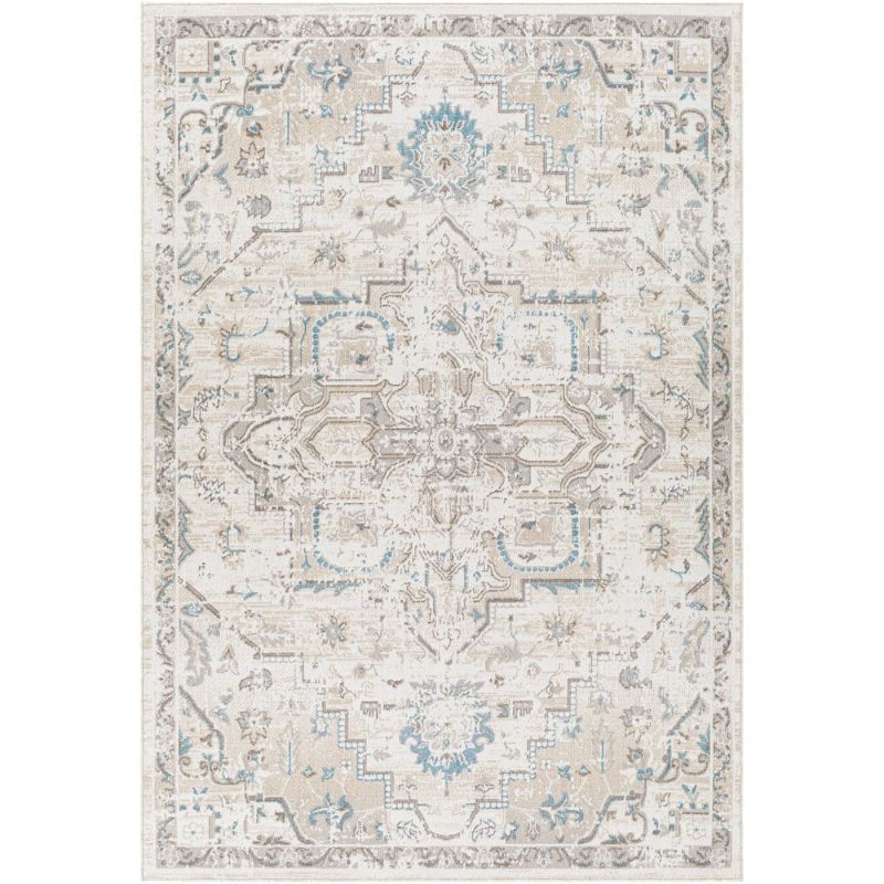 Photo 1 of 2'7x7'3 Lavadora Traditional Machine Washable Rug Gray - Artistic Weavers
