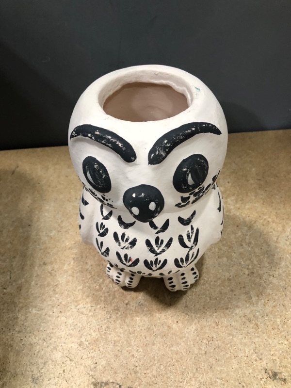 Photo 3 of 9" X 5.5" Owl Vase Beige Tint - Opalhouse™ Designed with Jungalow™
