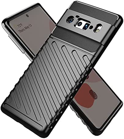 Photo 1 of Pixel 6 Pro Case, Pop Protection Series Case for Google Pixel 6 Pro Phone (Black)
