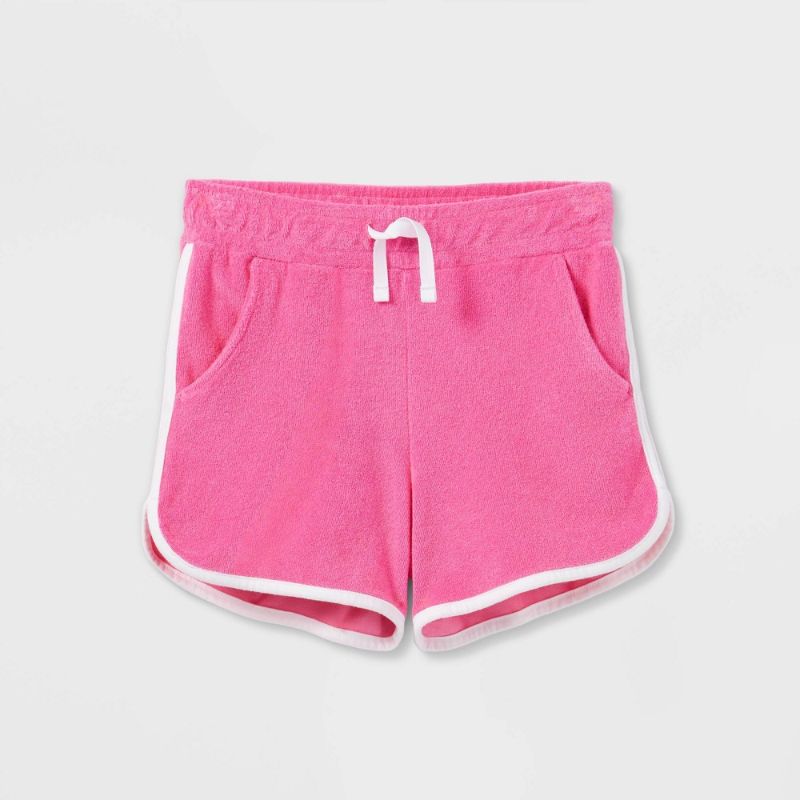 Photo 1 of 2pk-size 7/8-irls' Loop Terry Shorts - Cat & Jack™
