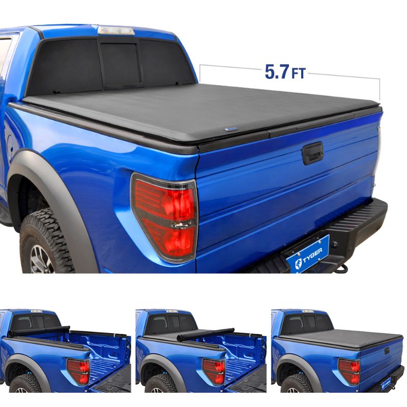 Photo 1 of 2022 Ram 1500 Tyger T1 Soft Roll up Tonneau Cover
