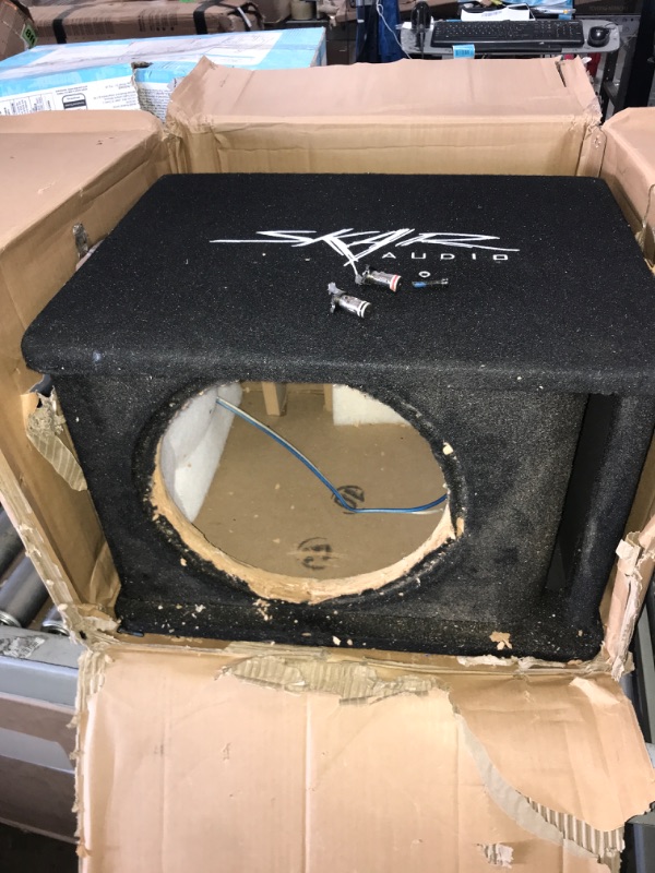 Photo 2 of Single 12" 1,200 Watt SDR Series Complete Subwoofer Package with Vented Enclosure and Amplifier
