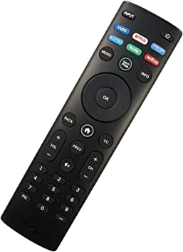 Photo 1 of MATCOM XRT140 Remote Control for VIZIO D-Series M-Series P-Series V-Series LED Smart TV with Watch Free Channel Number Keypad and 6 app Buttons
