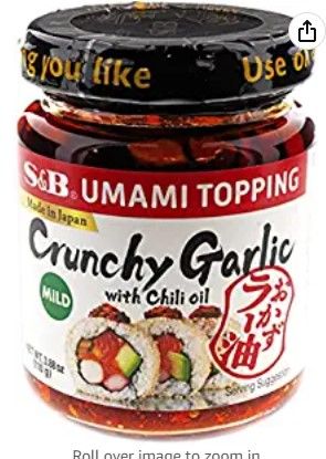 Photo 1 of **EXPIRES JULY13/2023** S&B Chili Oil with Crunchy Garlic, 3.9 Ounce
