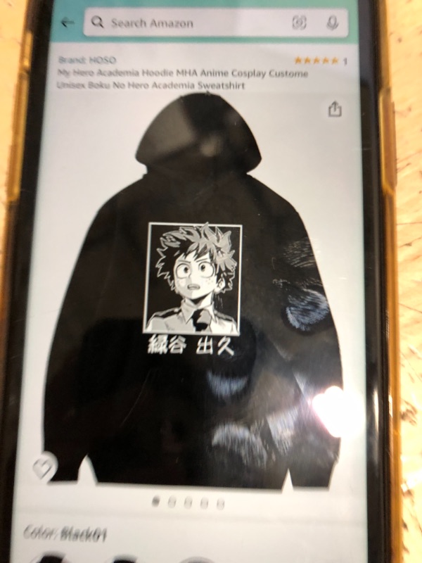 Photo 1 of Bakugo Hoodie MHA Bakugou Cosplay Costume Anime Hero Academia Hoodies for Men Katsuki Bakugo Sweatshirt Pullover
XL