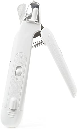 Photo 1 of 2021 Pet Nail Clippers and Nail Grinder Set, Ultra Bright LED Light for Bloodline, Pet Nail Trimmer Painless Paws Grooming & Smoothing, Vets Recommended Trimming Tool for Dogs and Cats (white)
