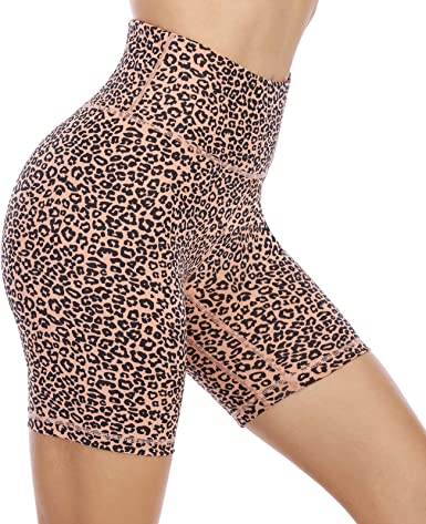 Photo 1 of OVRUNS Biker Shorts for Women,Squat Proof Yoga Shorts with Pockets for Workout Sports Running Exercise
