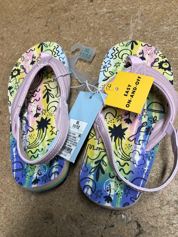 Photo 4 of (Size: 11) Toddler Jese Slip-On Apparel Water Shoes + (Size: 11/12) Toddler Shawn Slip-On Flip Flop Sandals - Cat & Jack™

