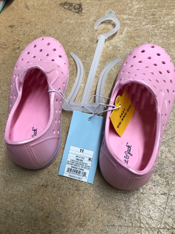 Photo 3 of (Size: 11) Toddler Jese Slip-On Apparel Water Shoes + (Size: 11/12) Toddler Shawn Slip-On Flip Flop Sandals - Cat & Jack™

