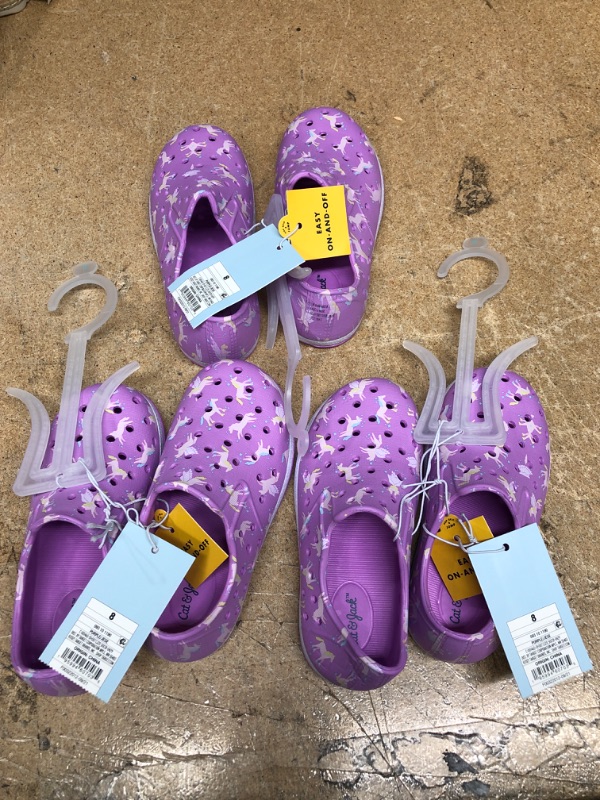 Photo 2 of  3 PAIR*** (Size: 8) Toddler Jese Slip-On Apparel Water Shoes - Cat & Jack™

