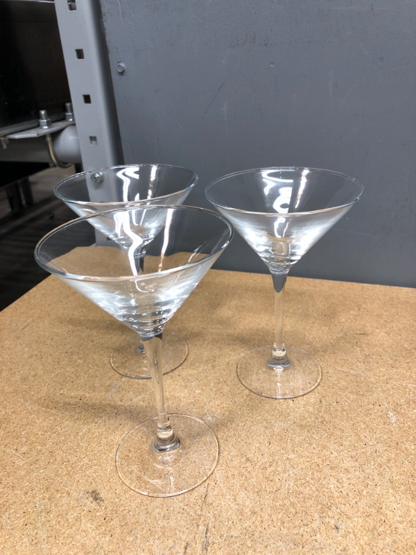 Photo 2 of 7.6oz 4pk Glass Modern Martini Glasses - Threshold