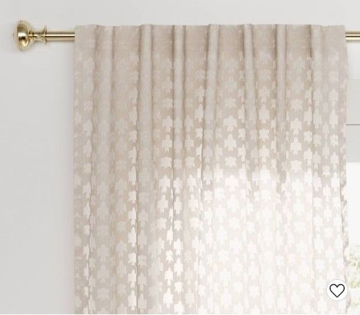 Photo 1 of 1pc Light Filtering Clipped Textured Window Curtain Panel - Threshold™