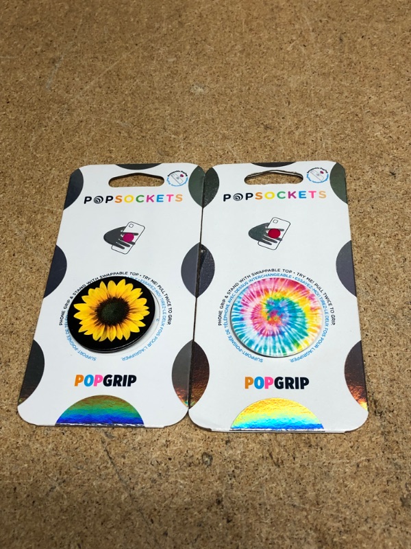 Photo 3 of 2 PACK** PopSockets PopGrip Cell Phone Grip & Stand