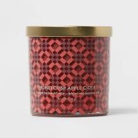 Photo 1 of 15.1oz Honeycrisp Apple Cider Candle Apple Plaid Print - Opalhouse™ - 4 pcs

