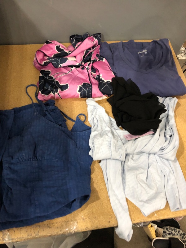 Photo 1 of Assorted Womens Clothing L-XL; Dresses, Shirts and Body Suit 6 Pack 

