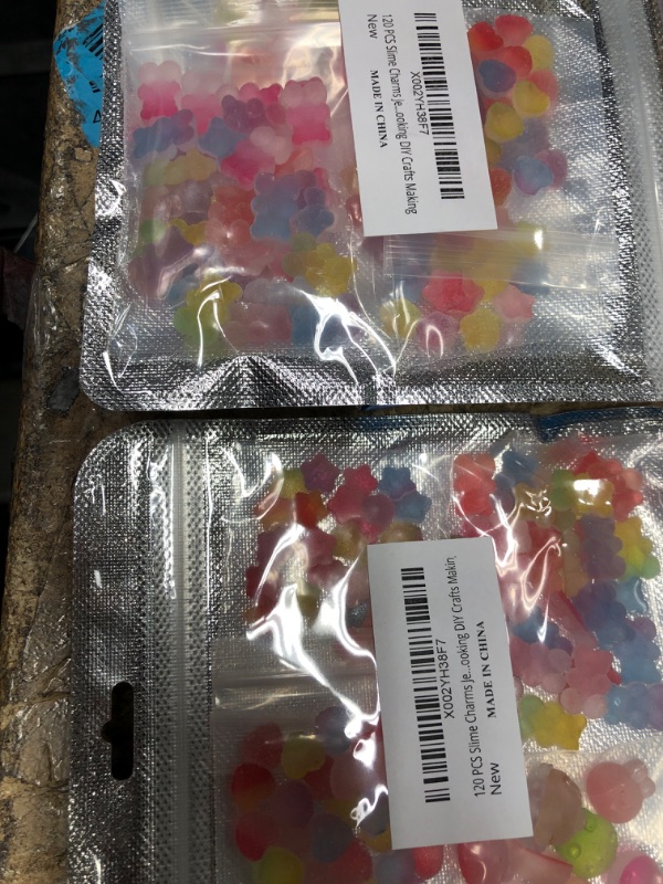 Photo 2 of 2 120Pcs Slime Charms Kawaii Candy