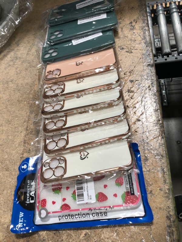 Photo 1 of assorted iphone case bundle - 10 pcs