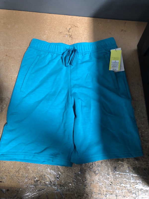 Photo 2 of Men's Soft Gym Shorts - All in Motion™, Teal Blue, Small