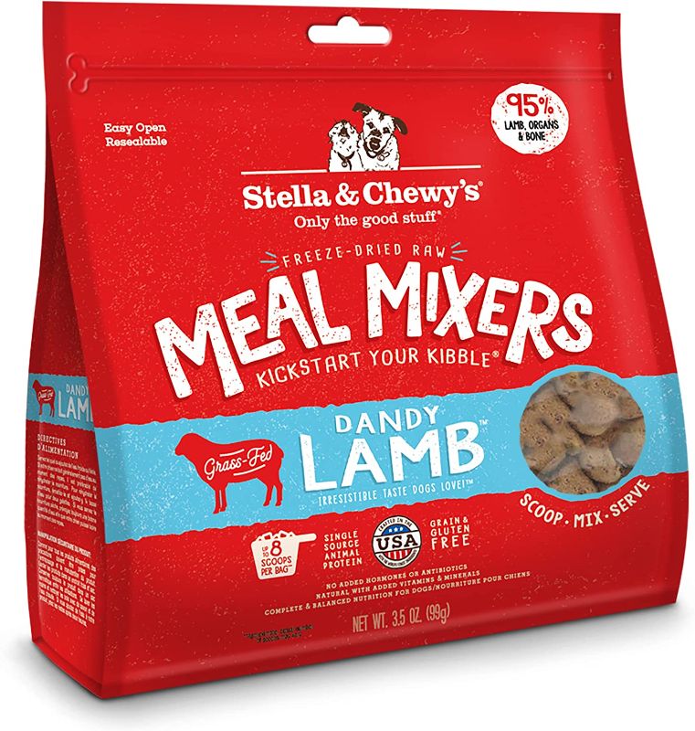 Photo 1 of bb:12/5/23 - Stella & Chewy’s Freeze Dried Meal Mixer – Dog Food Topper for Small & Large Breeds – Grain Free, Protein Rich Recipe
