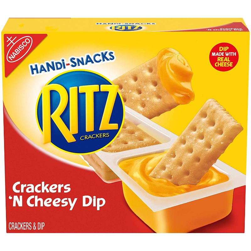 Photo 1 of bb:09/08/2022 - RITZ Handi-Snacks Crackers and Cheese Dip, 6 - 0.95 oz Packs
