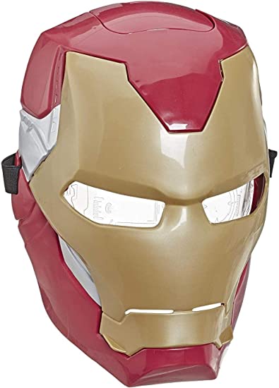 Photo 1 of Avengers Marvel Iron Man Flip FX Mask with Flip-Activated Light Effects for Costume and Role-Play Dress Up Brown/a
