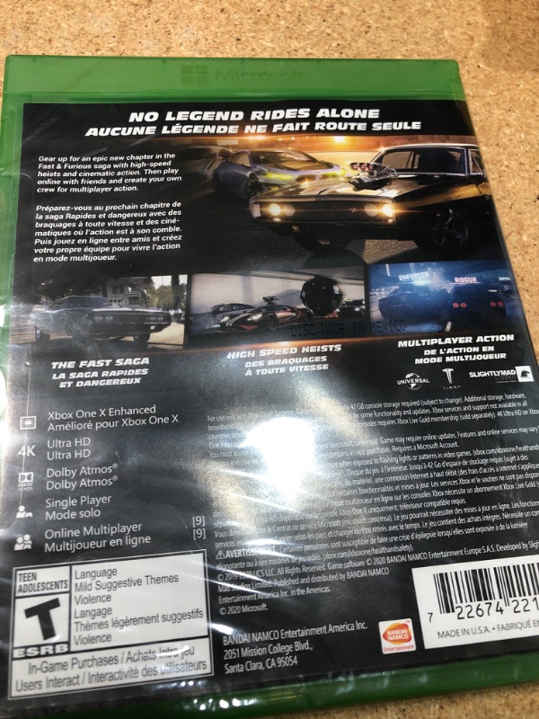Photo 3 of Fast & Furious: Crossroads
Xbox one 