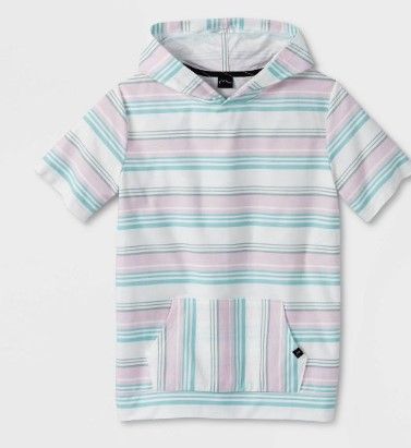 Photo 1 of Boys' Striped French Terry Hoodie Sweatshirt - art class™ medium set of 3 

