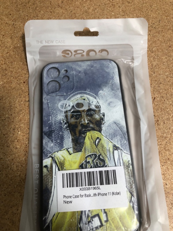 Photo 1 of 
Phone Case for Basketball Fans, Soft Silicone Protective Thin Case Compatible with iPhone 11 (Kobe)+