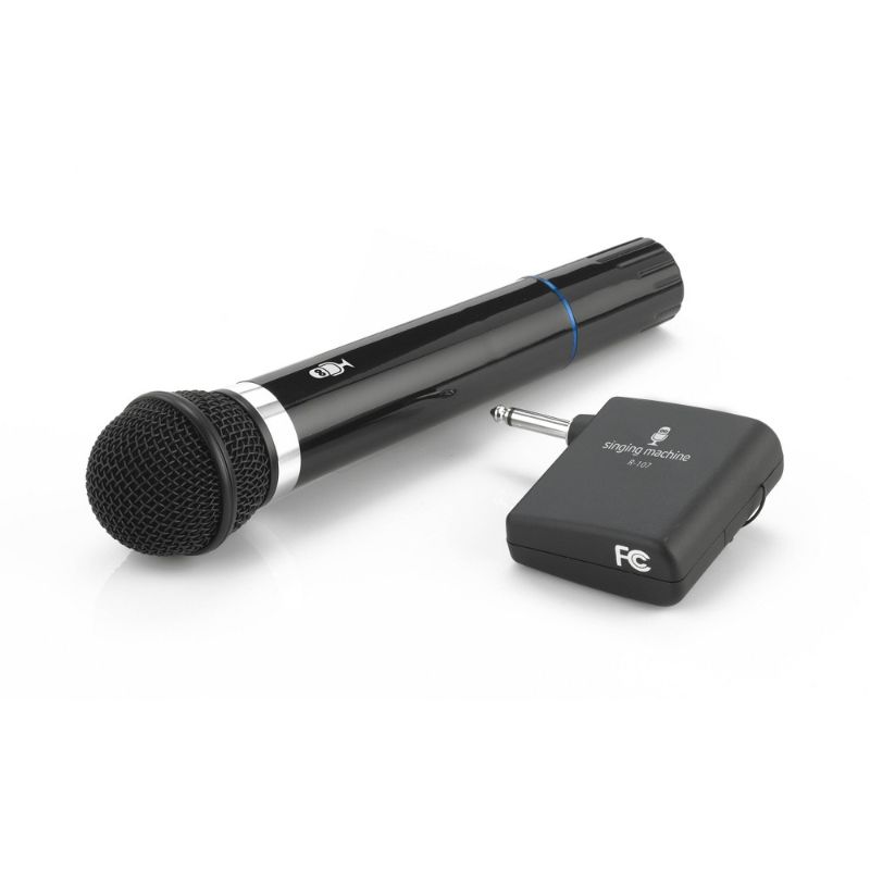 Photo 1 of The Singing Machine Wireless Microphone Black (GameStop)