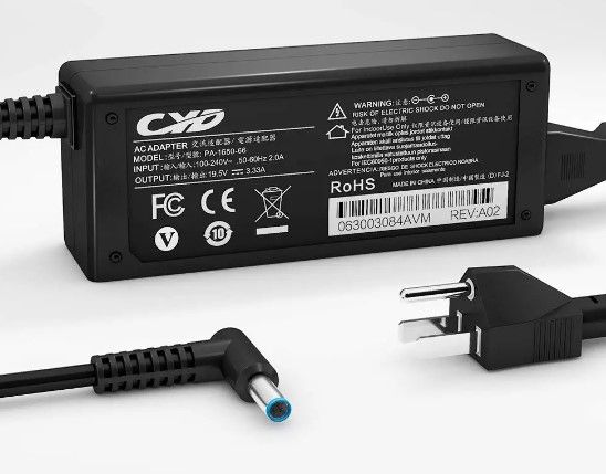 Photo 1 of CYD 65W Laptop Charger Compatible for HP Laptop Charger 640 G2 450 G3 15-F009WM Pavilion 15-n061nr X360 741727-001 Stream 11 13 14 Elitebook 840 G3 840 G4 11-v011dx 11-ae027nr 14-x013dx 14-q010dx