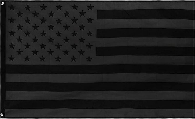 Photo 1 of All Black American Flag - 3x5 Ft Outdoor American Black