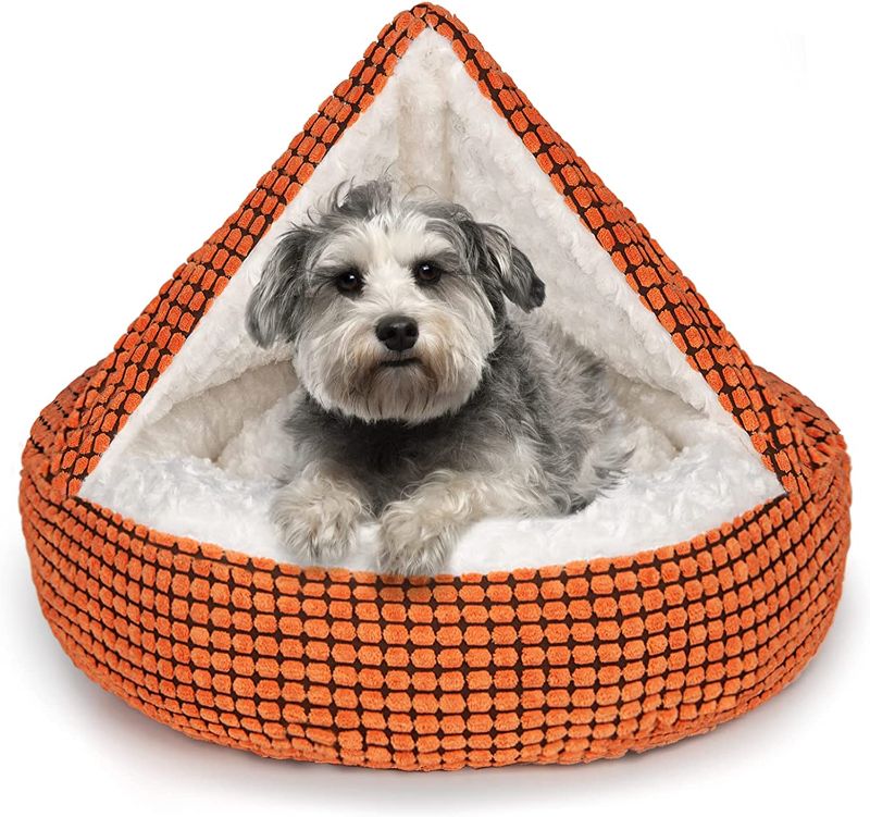 Photo 1 of Cooenia Cat Dog Bed with Hooded Blanket for Small,