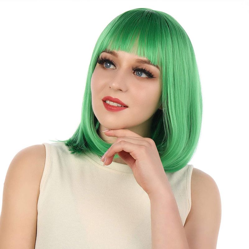 Photo 1 of *Stock Photo for Reference- Unknown Brand Green Wig 