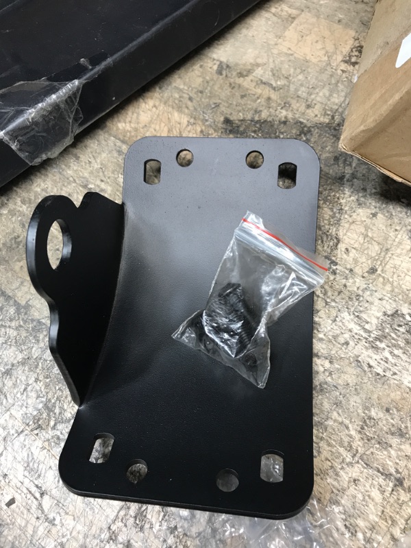 Photo 2 of Amazicha Side Mount License Plate Bracket Curved 3/4 Inch Axle Hole Compatible for Harley Touring Sporster Bobber Choppers 0.75" curved