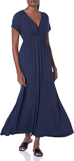 Photo 1 of Amazon Essentials Women's Waisted Maxi Dress SIZE XXL