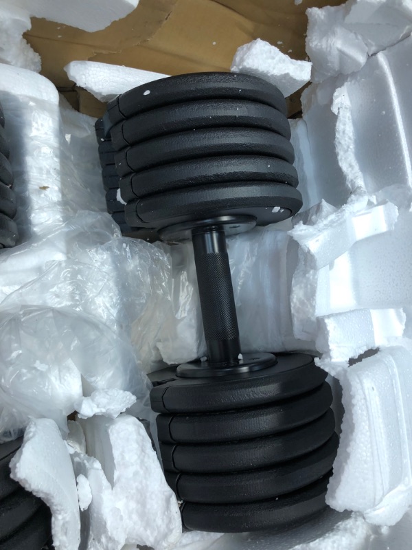 Photo 3 of **opened**
proform rapid strike adjustable dumbbells