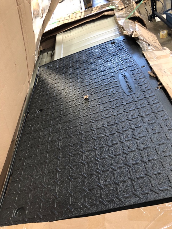 Photo 1 of **used- missing hardware**
Rubbermaid 81 X 4.2 Ft. Plastic Storage Shed, Beige and Brown (1233622)
