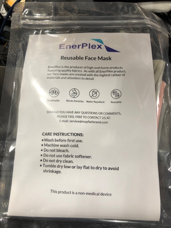 Photo 2 of 10-PACK
FACE MASK BUNDLE BAG WITH 3-PC - MIXED SIZES COLORS