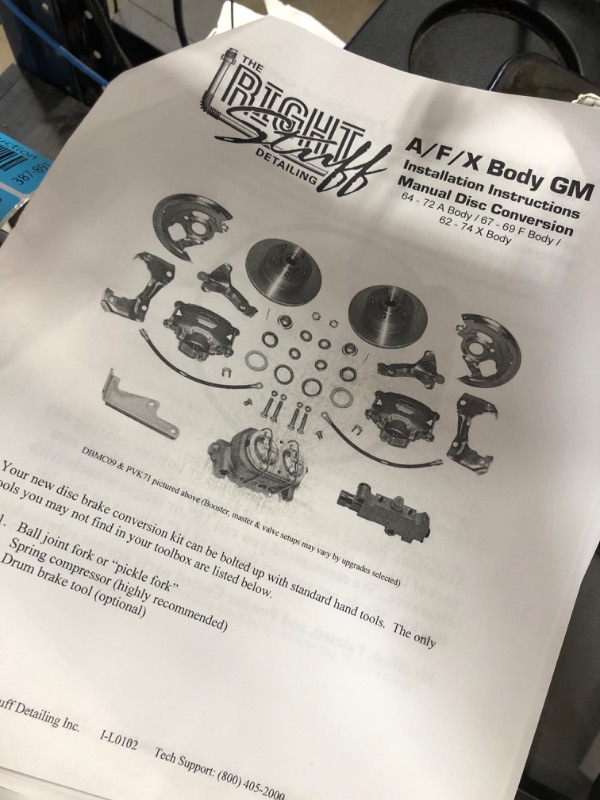 Photo 1 of **OPENED TO VERIFY PARTS**
THE RIGHT STUFF BR002C2 SPINDLE AND ROTOR SET